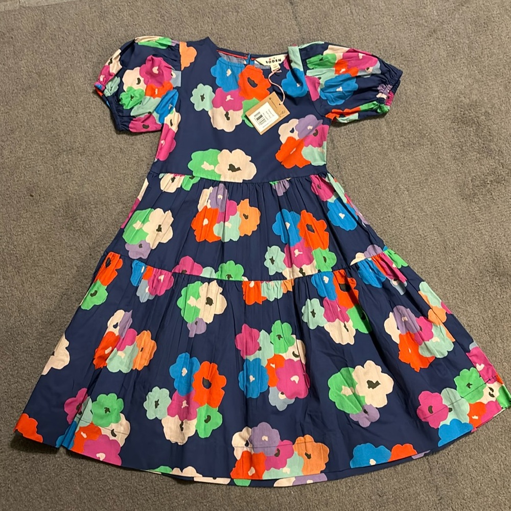 NWT Tiered Printed Woven Dress